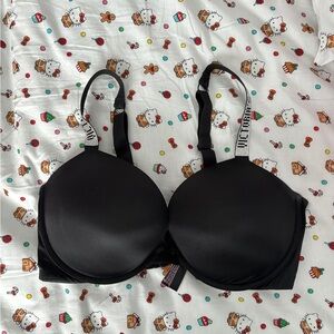 Victoria's Secret Black Shiny Strap Bra